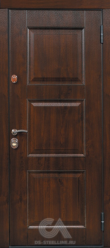 Металлическая дверь Ницца для квартиры, вид снаружи