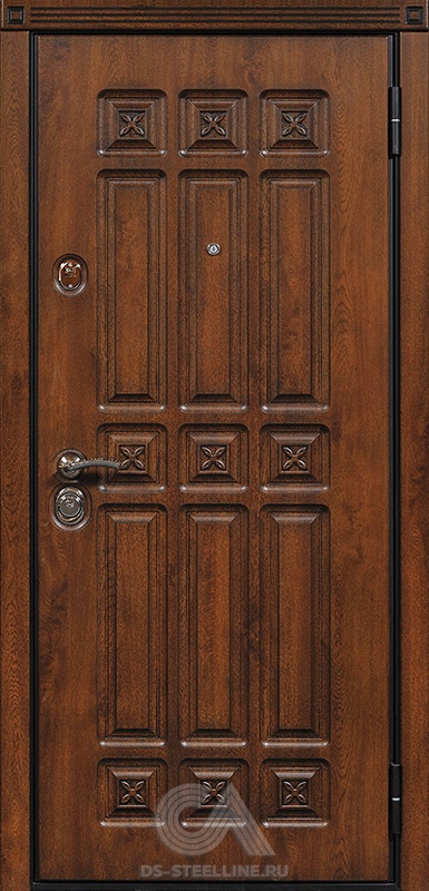 Металлическая дверь Спарта для квартиры, вид снаружи