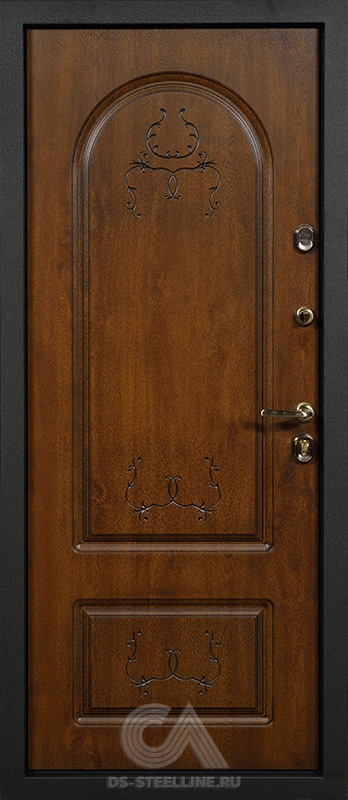Металлическая дверь Лео для квартиры, вид изнутри