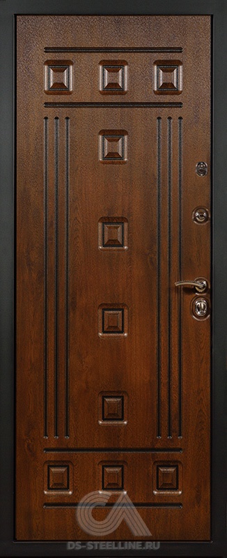 Металлическая дверь Спарта для квартиры, вид изнутри